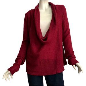 Maurices Cowl Neck Sweater in Cranberry - Medium